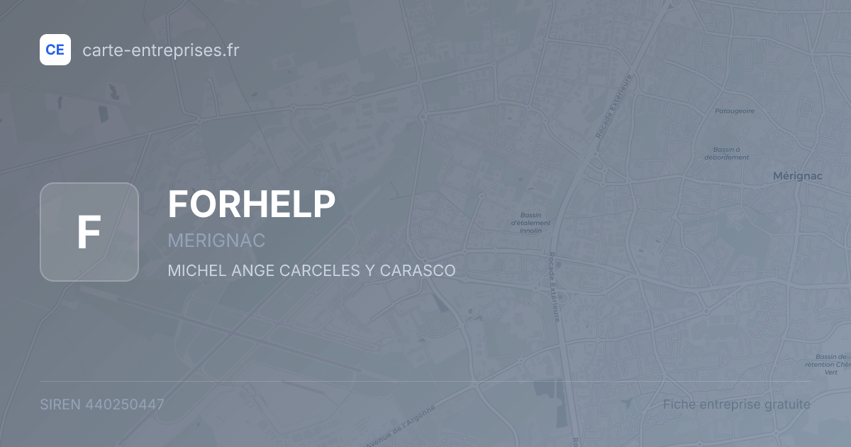 FORHELP — 440250447 — fiche entreprise