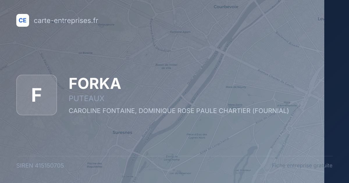 FORKA — 415150705 — fiche entreprise