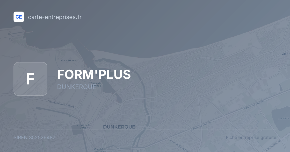FORM'PLUS — 352526487 — fiche entreprise