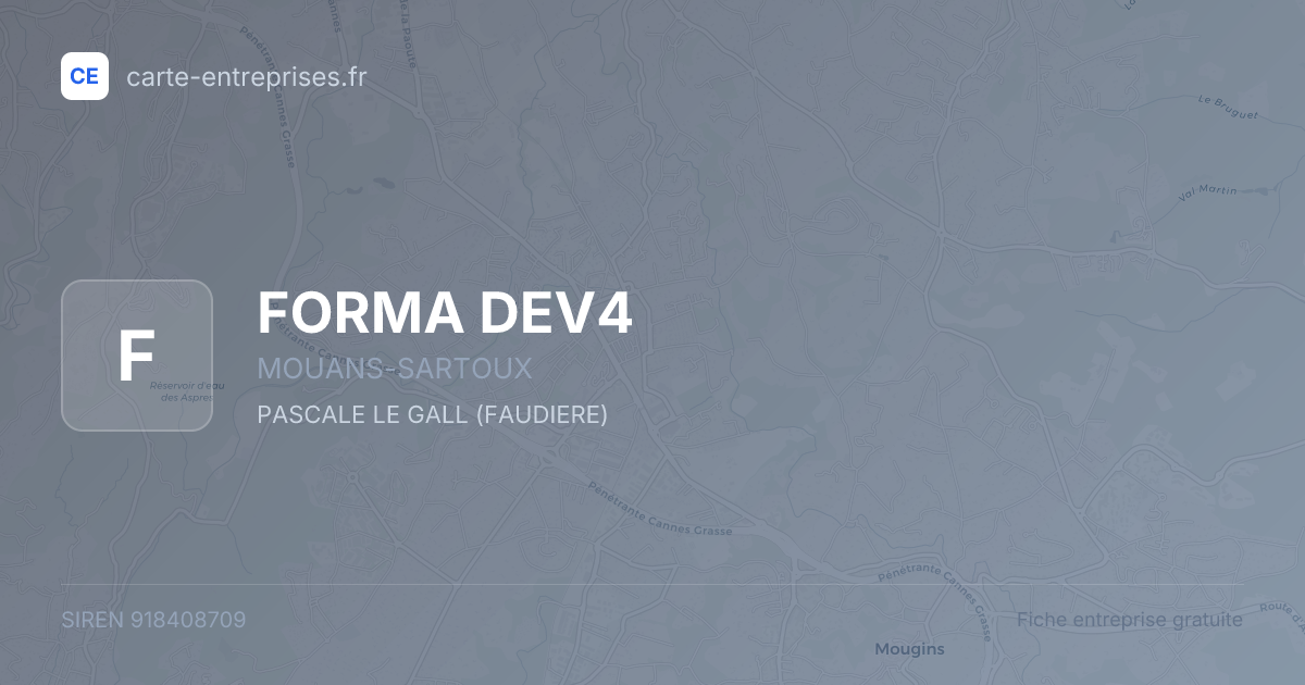 FORMA DEV4 — 918408709 — fiche entreprise