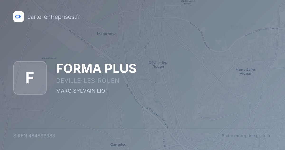 FORMA PLUS — 484896683 — fiche entreprise