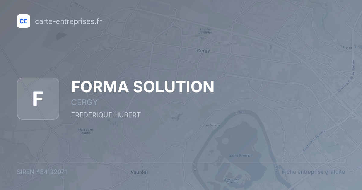 FORMA SOLUTION — 484132071 — fiche entreprise
