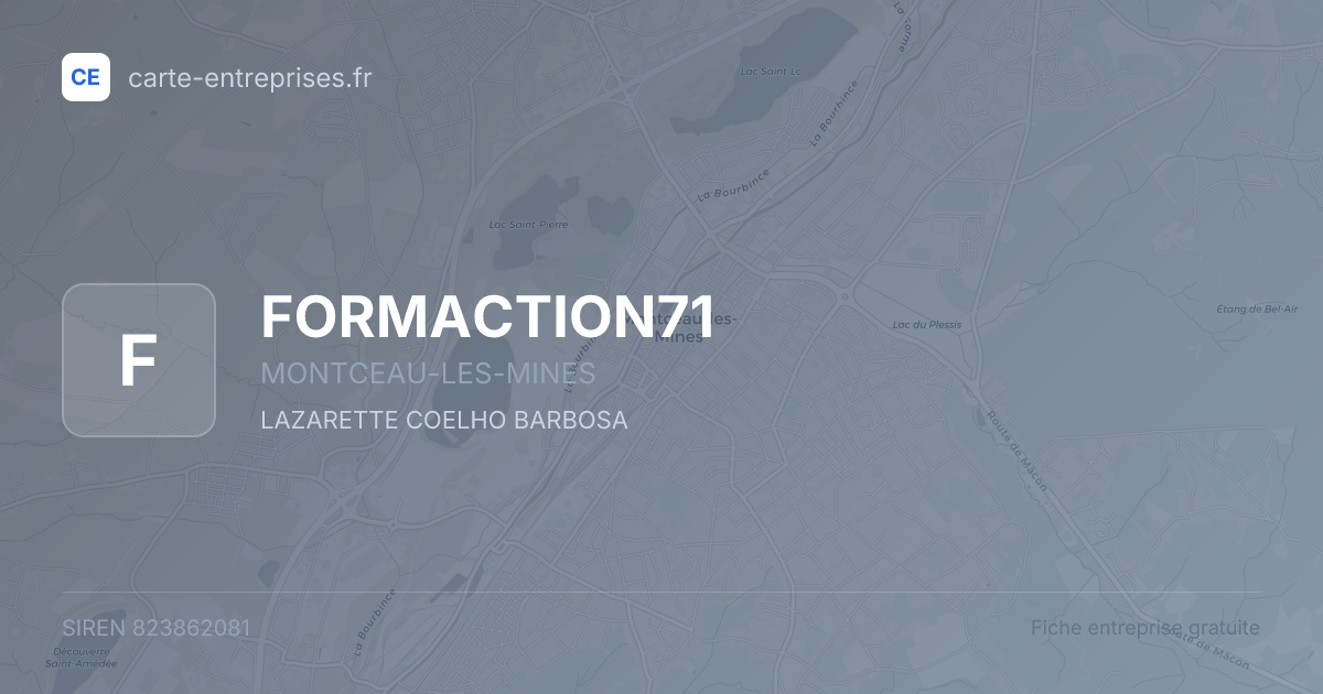 FORMACTION71 — 823862081 — fiche entreprise