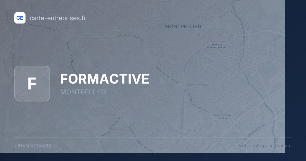 FORMACTIVE — 828551309 — fiche entreprise