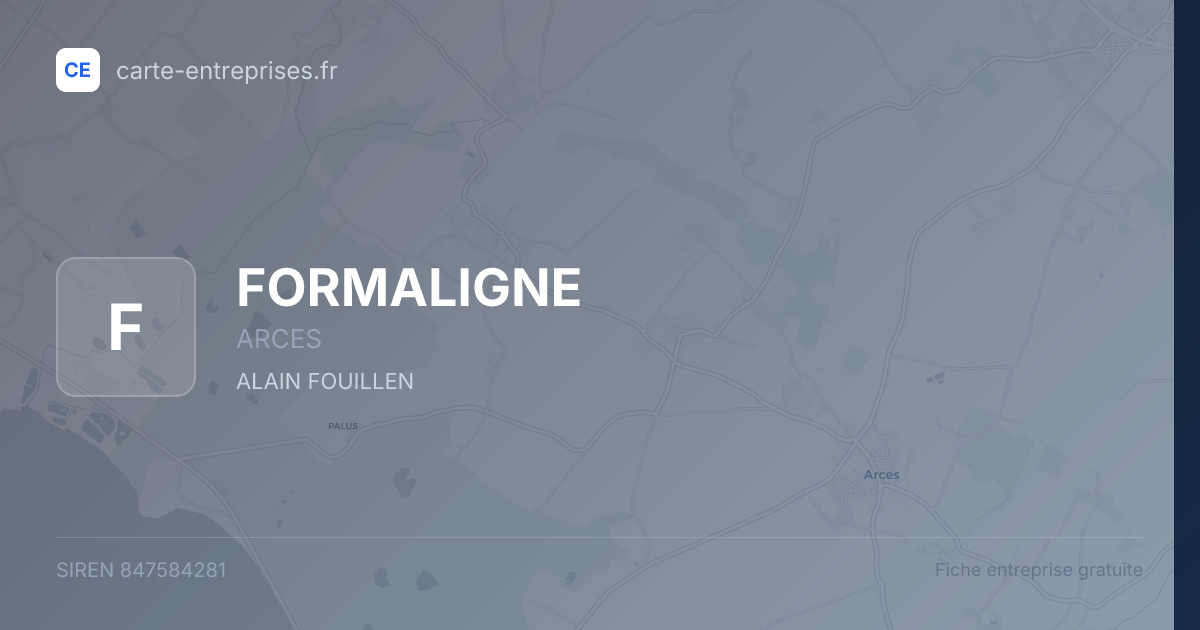 FORMALIGNE — 847584281 — fiche entreprise