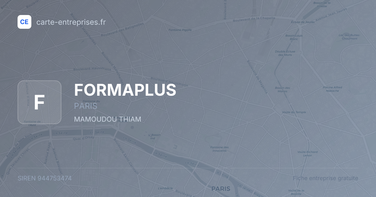 FORMAPLUS — 944753474 — fiche entreprise