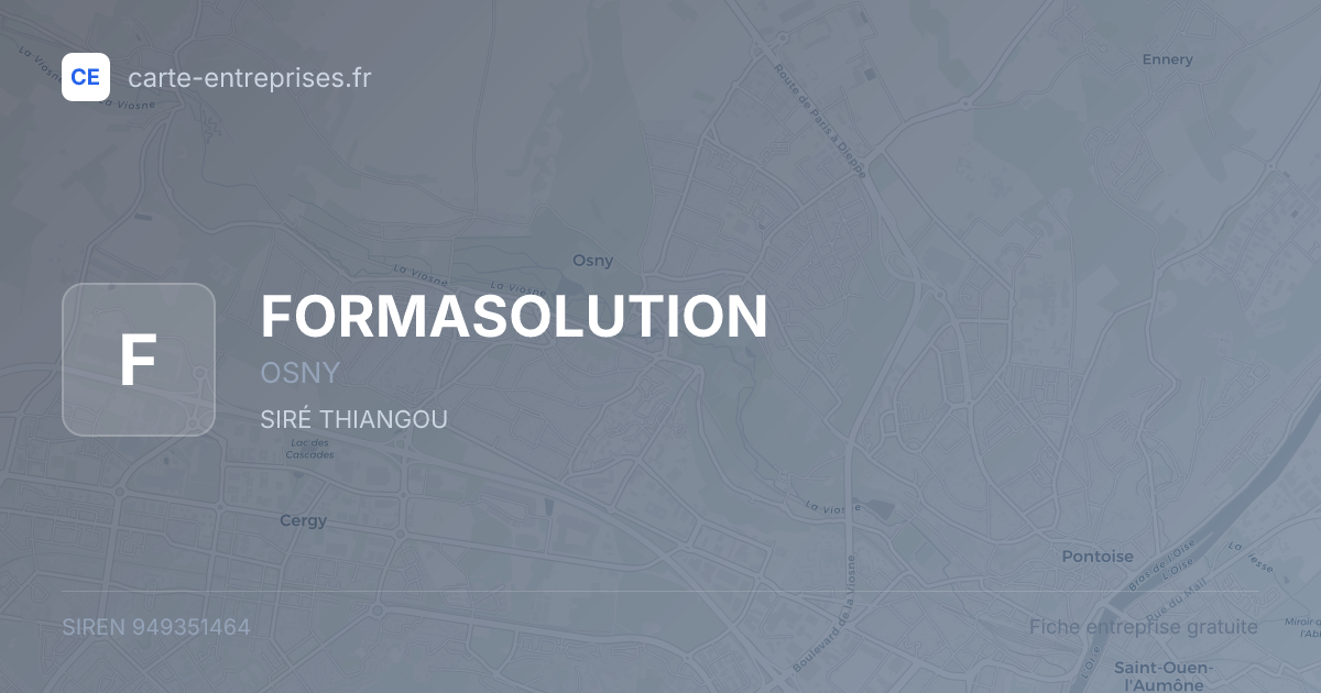 FORMASOLUTION — 949351464 — fiche entreprise