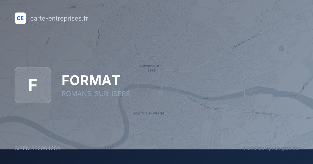 FORMAT — 352904254 — fiche entreprise