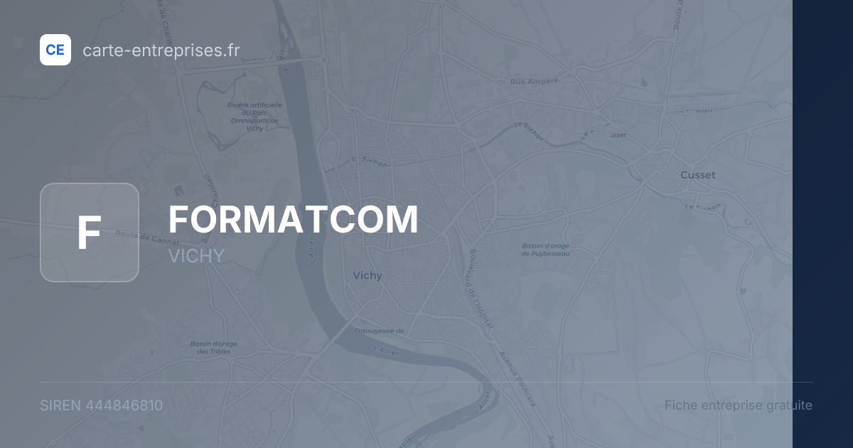 FORMATCOM — 444846810 — fiche entreprise
