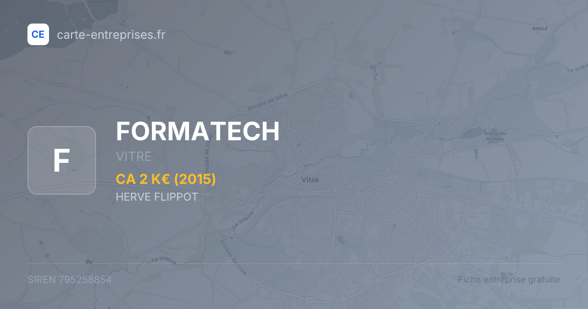 FORMATECH — 795258854 — fiche entreprise