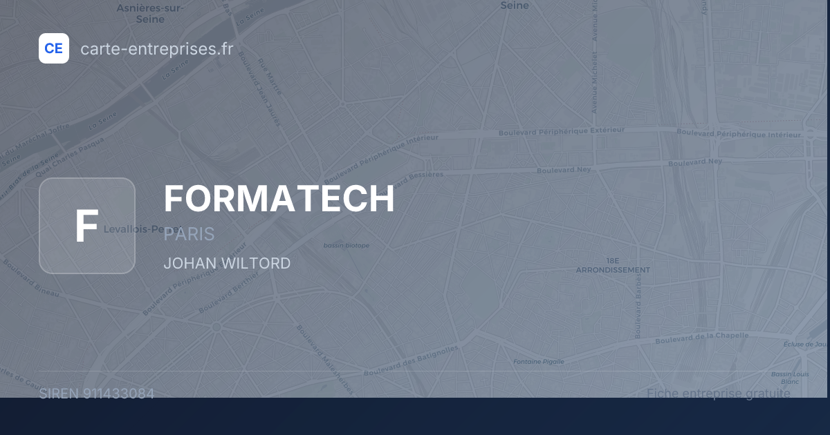 FORMATECH — 911433084 — fiche entreprise