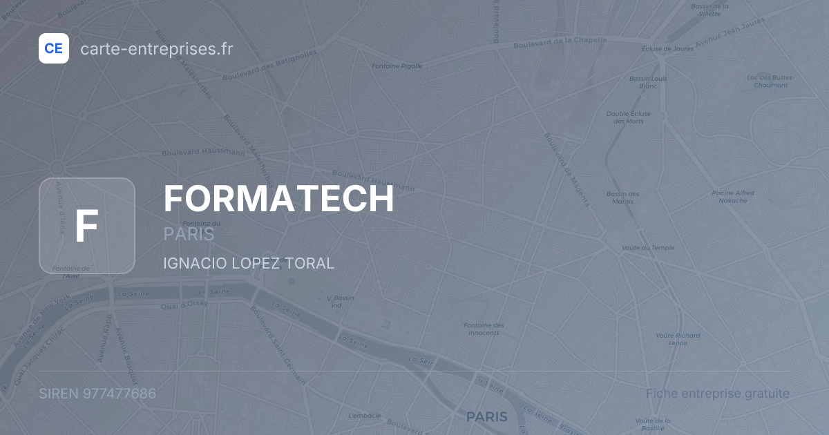 FORMATECH — 977477686 — fiche entreprise