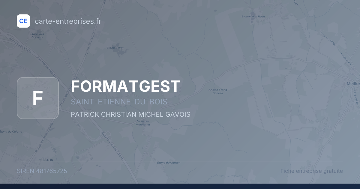 FORMATGEST — 481765725 — fiche entreprise