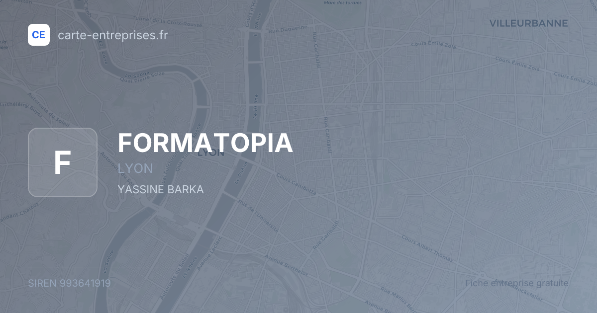 FORMATOPIA — 993641919 — fiche entreprise