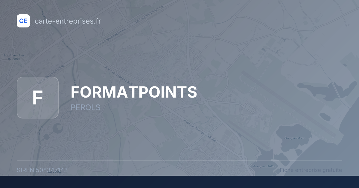 FORMATPOINTS — 508347143 — fiche entreprise