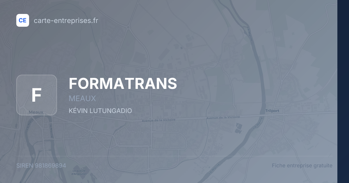 FORMATRANS — 981869894 — fiche entreprise
