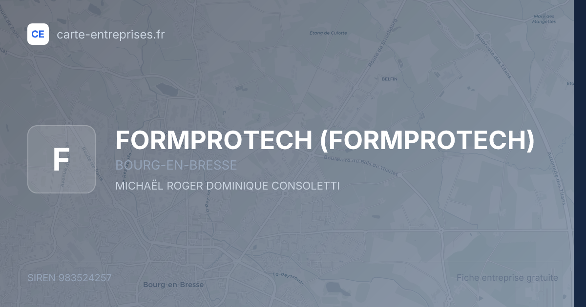 FORMPROTECH — 983524257 — fiche entreprise
