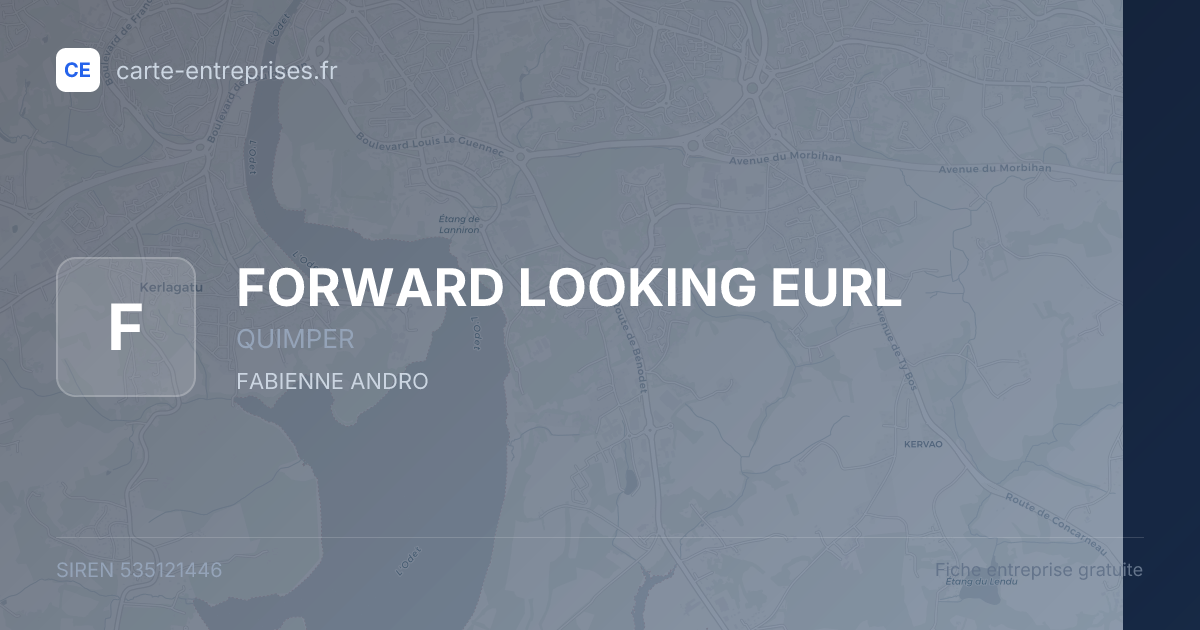FORWARD  LOOKING EURL — 535121446 — fiche entreprise