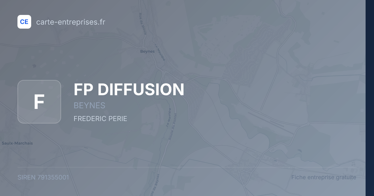 FP DIFFUSION — 791355001 — fiche entreprise