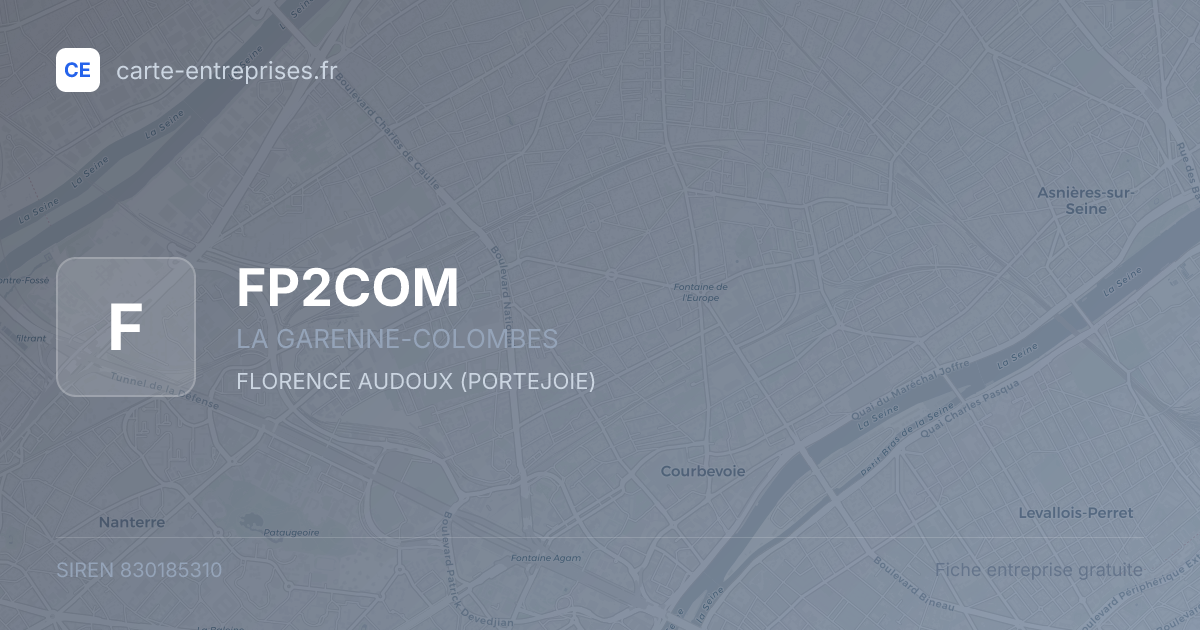FP2COM — 830185310 — fiche entreprise