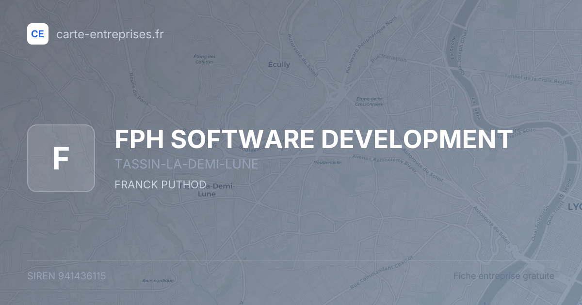 FPH SOFTWARE DEVELOPMENT — 941436115 — fiche entreprise