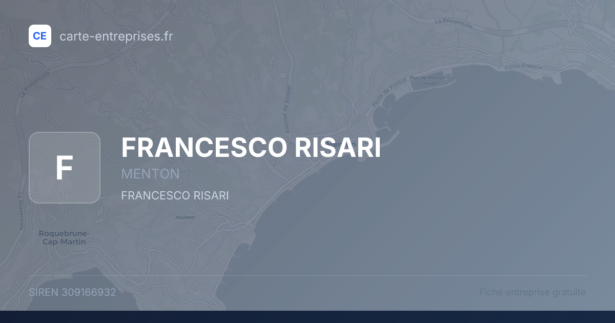 FRANCESCO RISARI — 309166932 — fiche entreprise