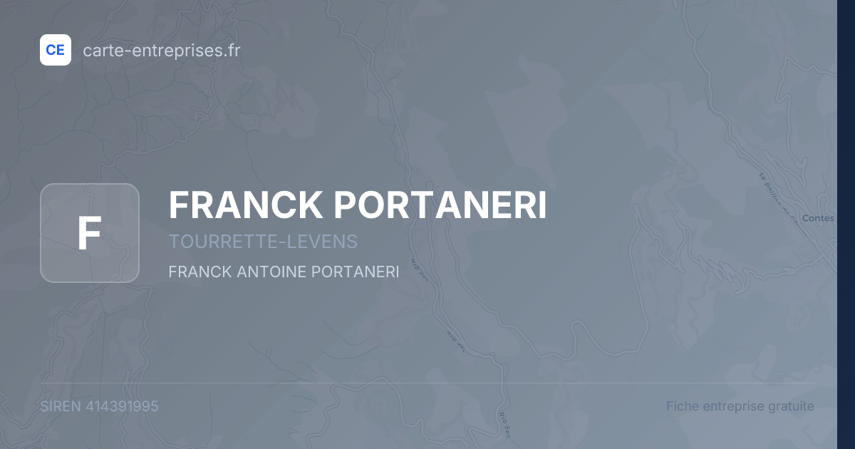 FRANCK PORTANERI — 414391995 — fiche entreprise