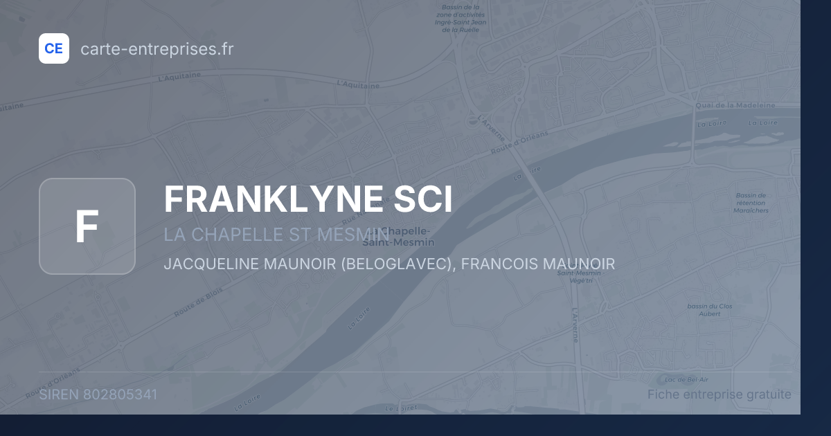 FRANKLYNE SCI — 802805341 — fiche entreprise