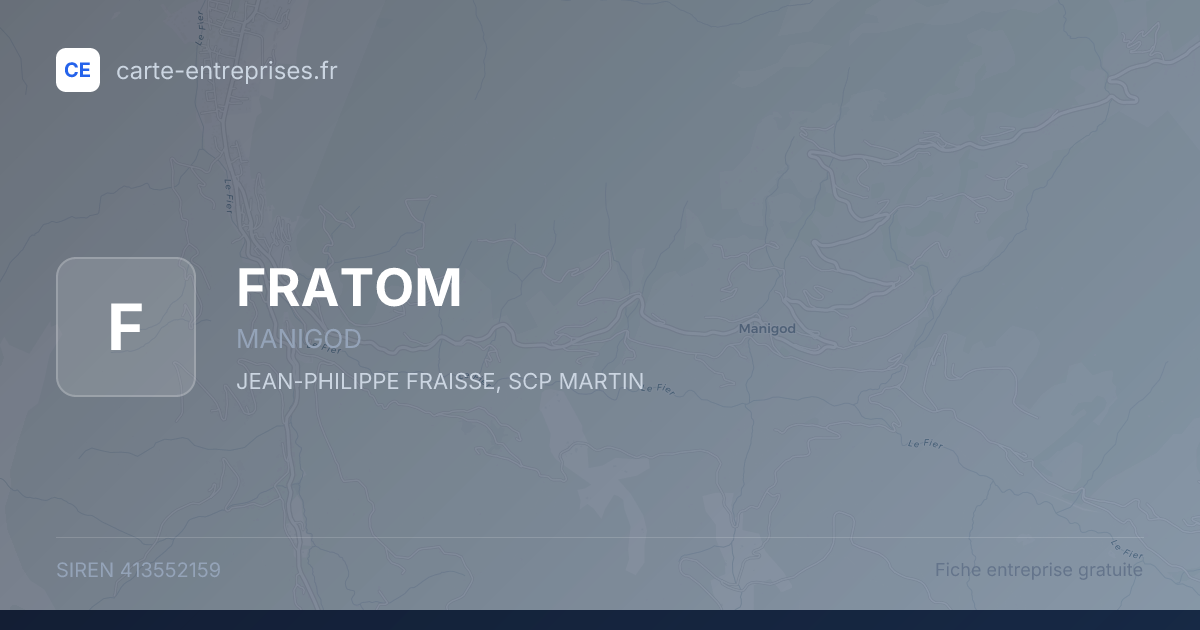 FRATOM — 413552159 — fiche entreprise