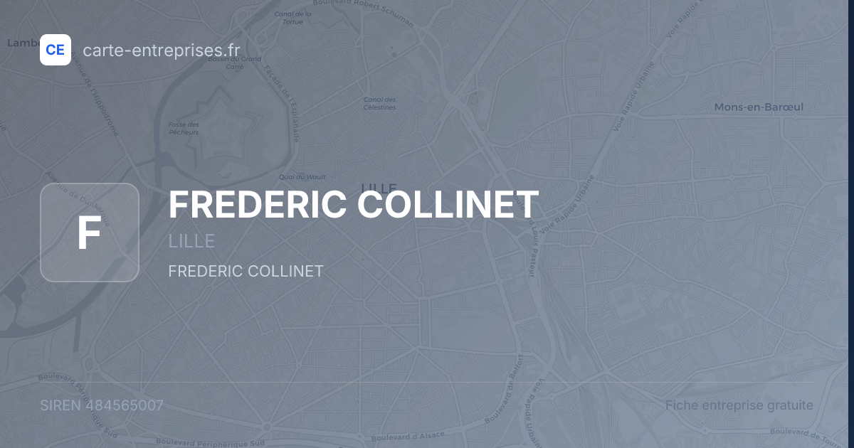 FREDERIC COLLINET — 484565007 — fiche entreprise