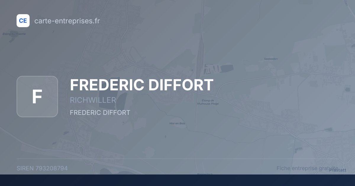 FREDERIC DIFFORT — 793208794 — fiche entreprise