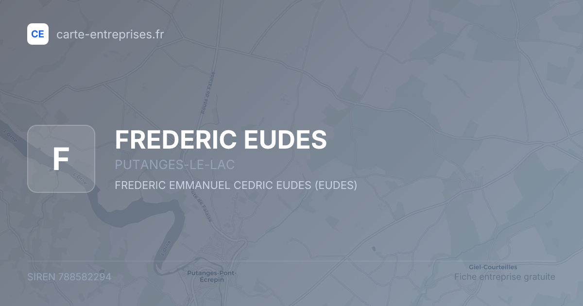 FREDERIC EUDES — 788582294 — fiche entreprise