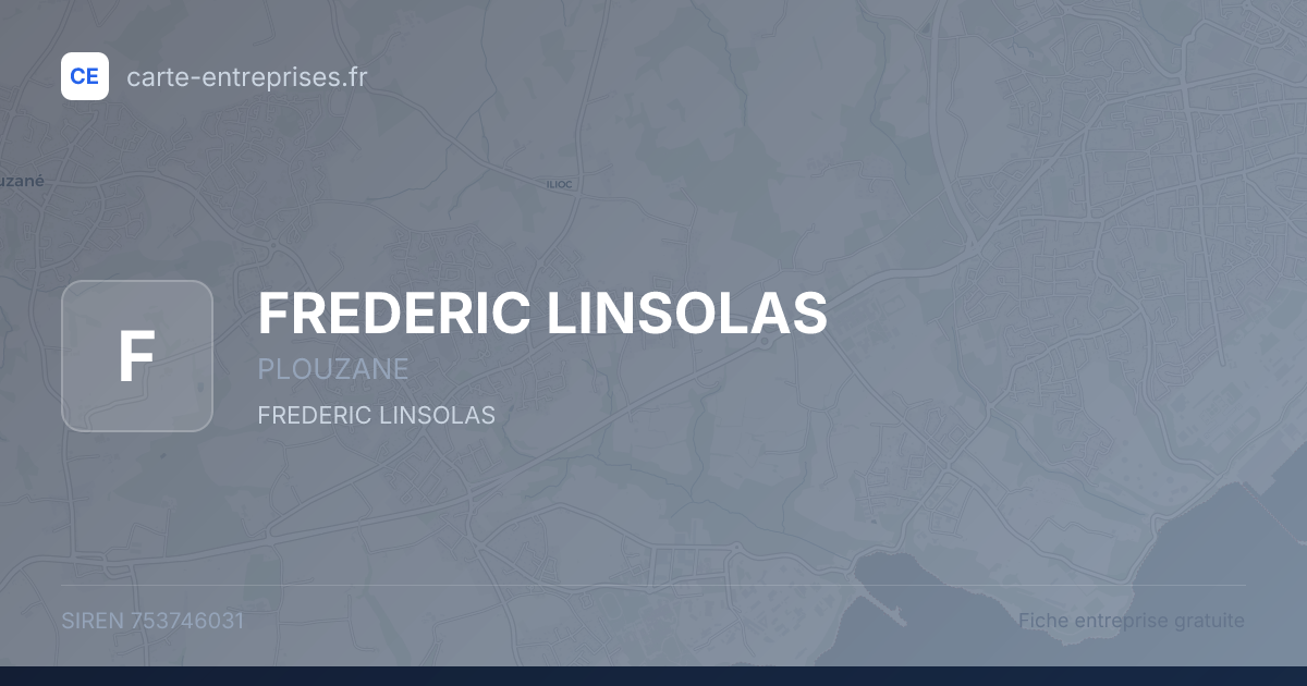 FREDERIC LINSOLAS — 753746031 — fiche entreprise