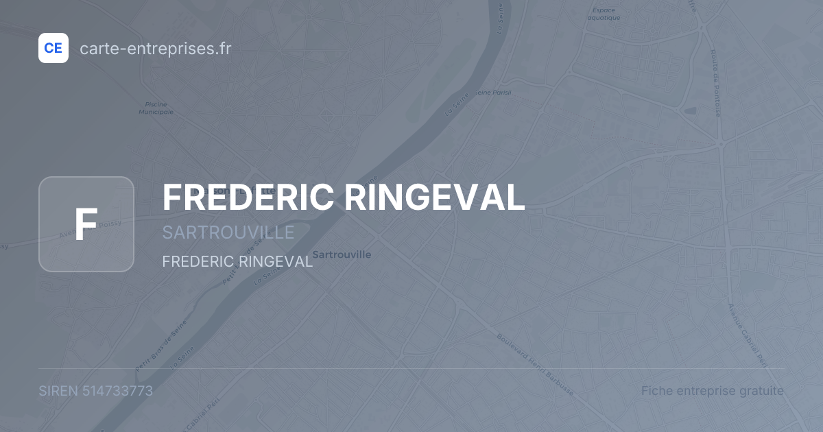 FREDERIC RINGEVAL — 514733773 — fiche entreprise
