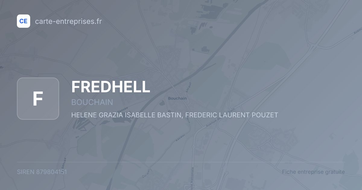 FREDHELL — 879804151 — fiche entreprise