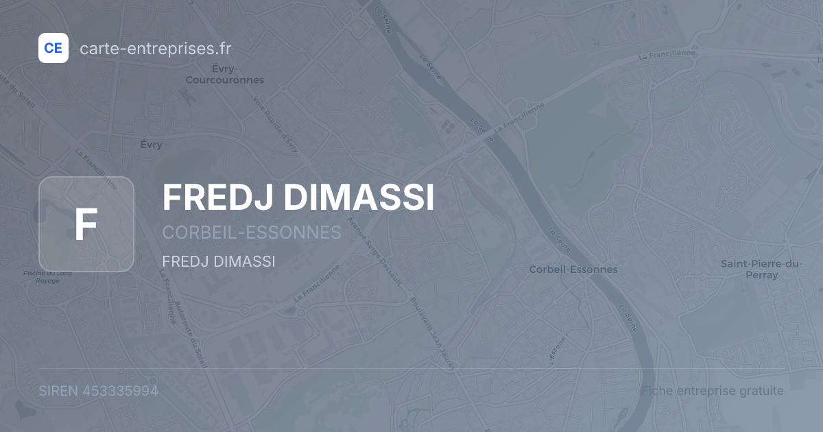 FREDJ DIMASSI — 453335994 — fiche entreprise