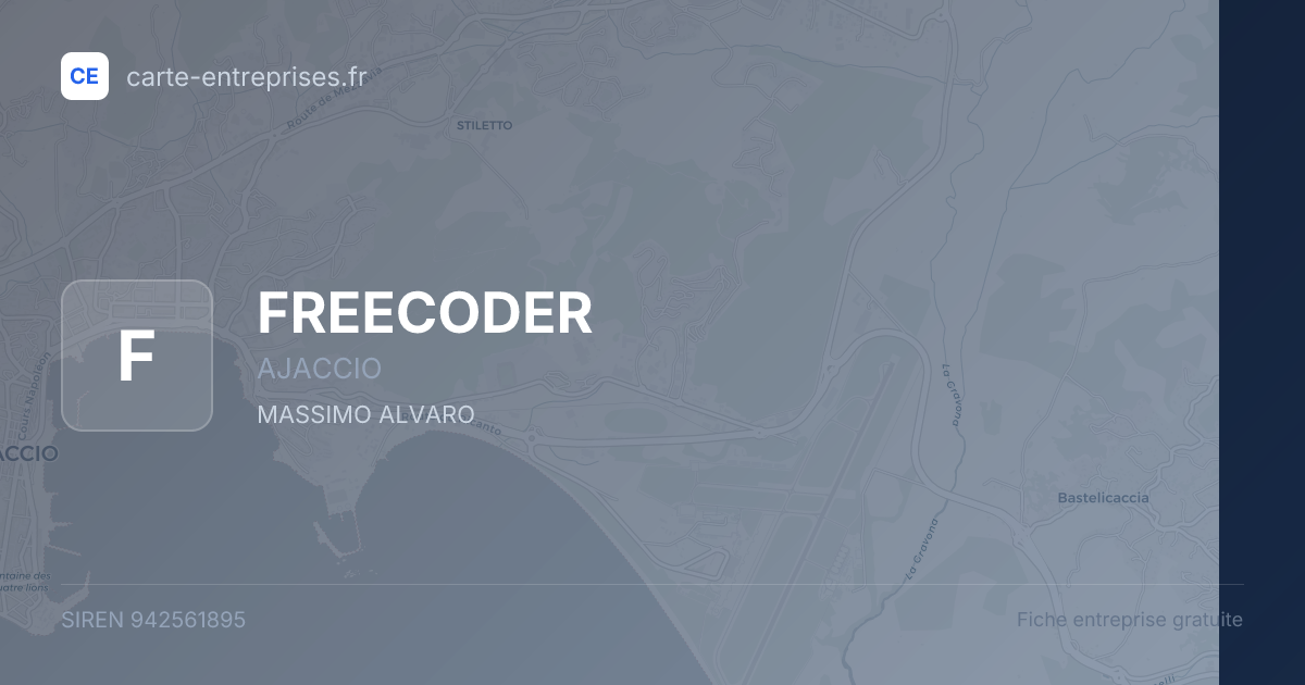 FREECODER — 942561895 — fiche entreprise