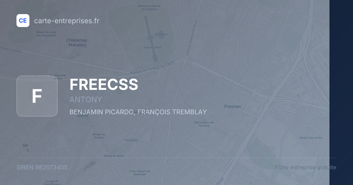 FREECSS — 982073405 — fiche entreprise