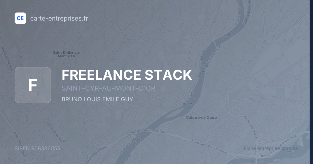 FREELANCE STACK — 908386055 — fiche entreprise