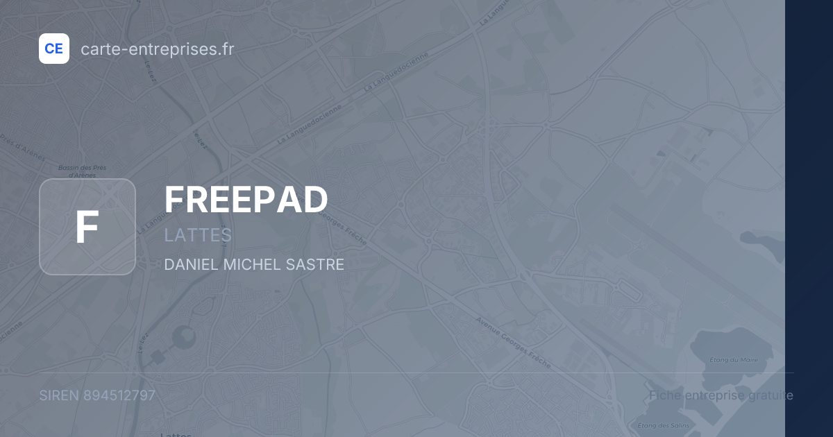 FREEPAD — 894512797 — fiche entreprise