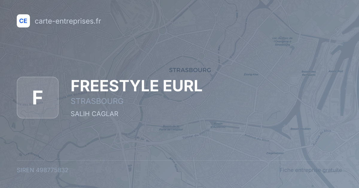 FREESTYLE EURL — 498775832 — fiche entreprise