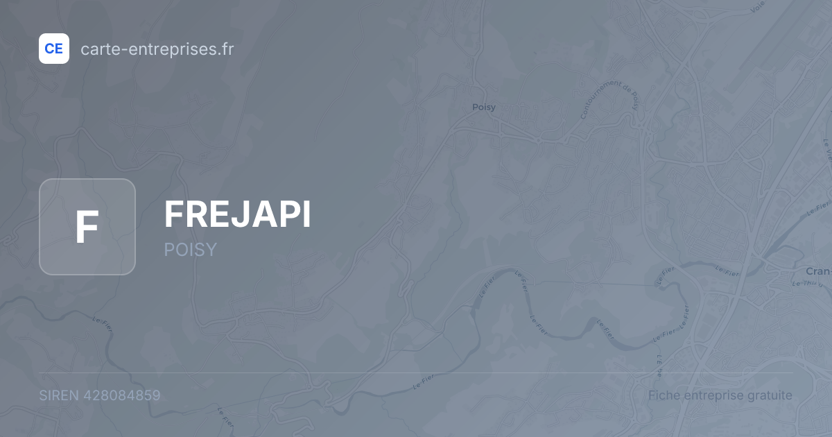FREJAPI — 428084859 — fiche entreprise