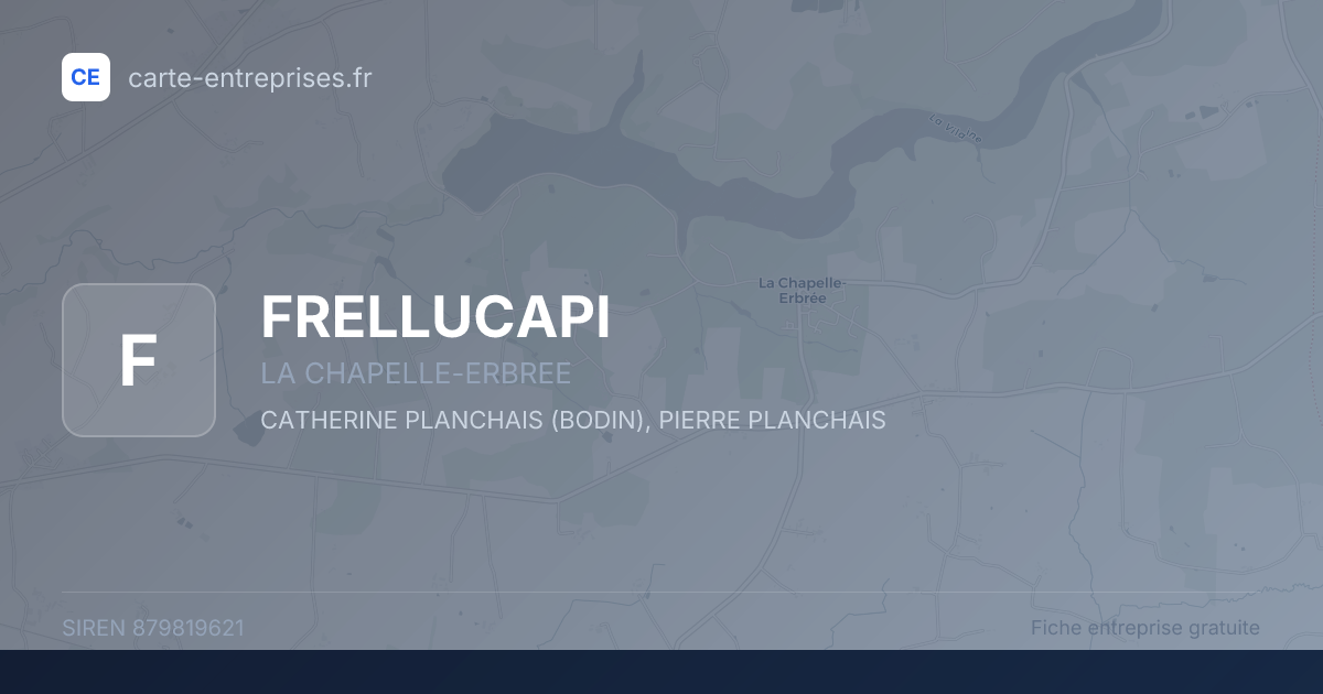 FRELLUCAPI — 879819621 — fiche entreprise