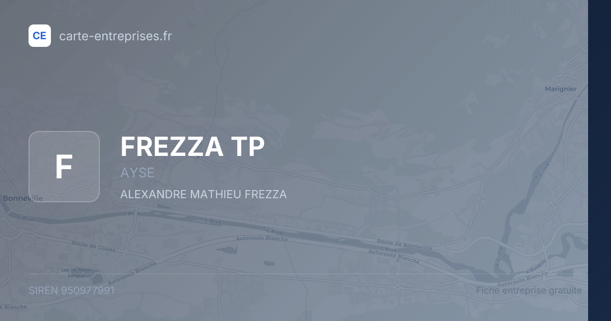 FREZZA TP — 950977991 — fiche entreprise
