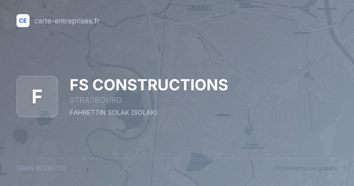FS CONSTRUCTIONS — 903367712 — fiche entreprise