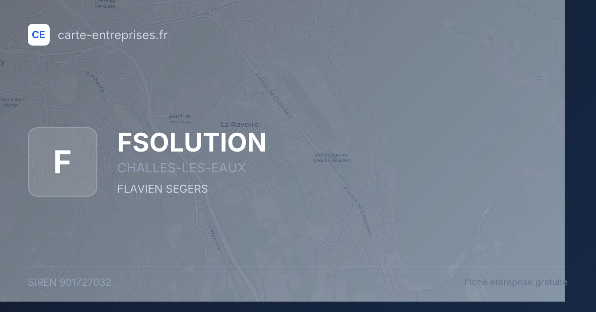 FSOLUTION — 901727032 — fiche entreprise