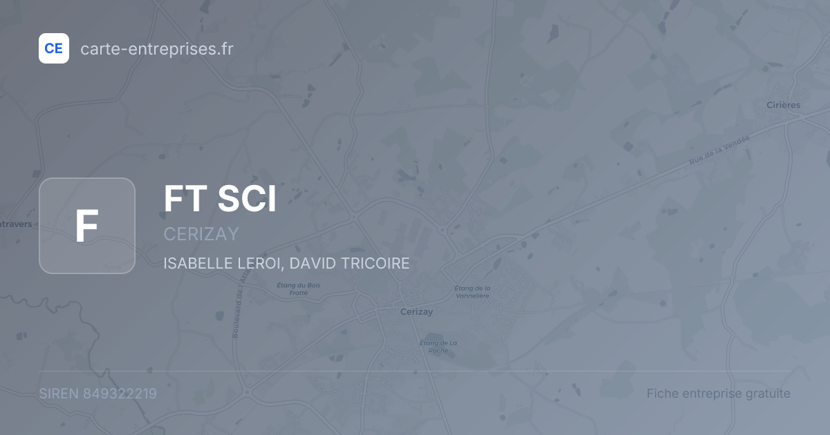 FT SCI — 849322219 — fiche entreprise