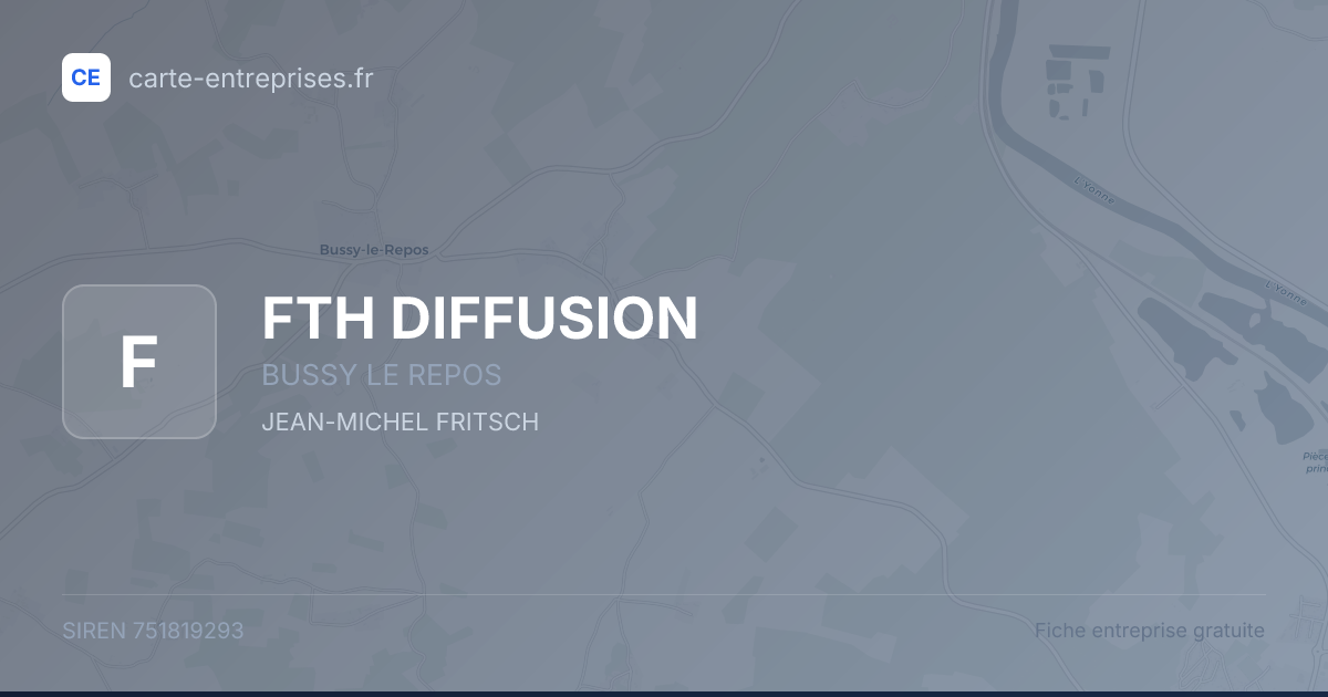 FTH DIFFUSION — 751819293 — fiche entreprise