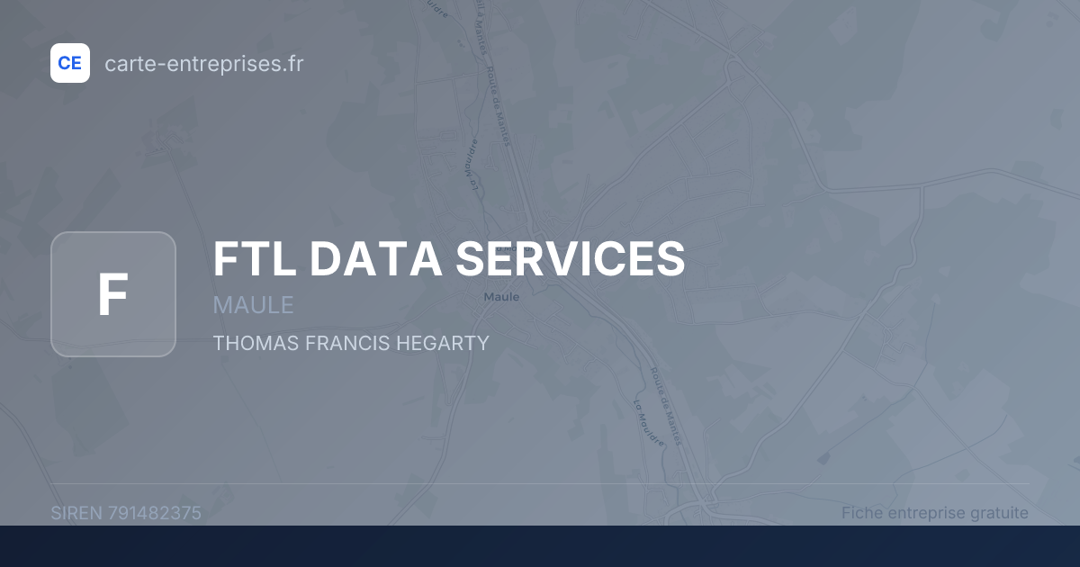 FTL DATA SERVICES — 791482375 — fiche entreprise
