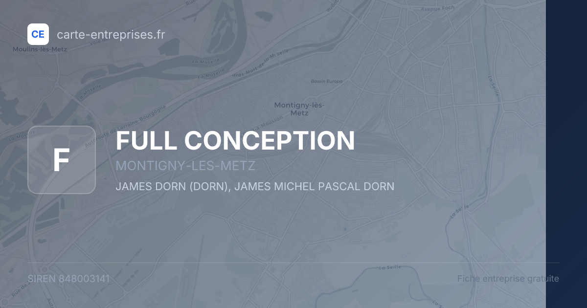 FULL CONCEPTION — 848003141 — fiche entreprise